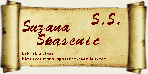 Suzana Spasenić vizit kartica